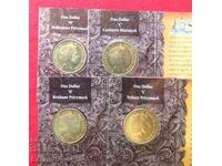 Австралия 4 x 1 $ 2008 B C M S