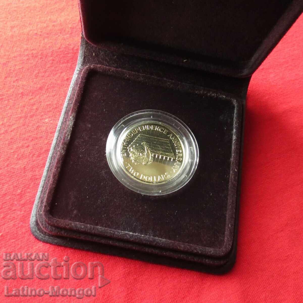 Δημοπρασία Κιριμπάτι 2 δολάρια 1989 μ.Χ. Ανεξαρτησία