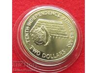 Кирибати 2 долара 1989 г. Независимост