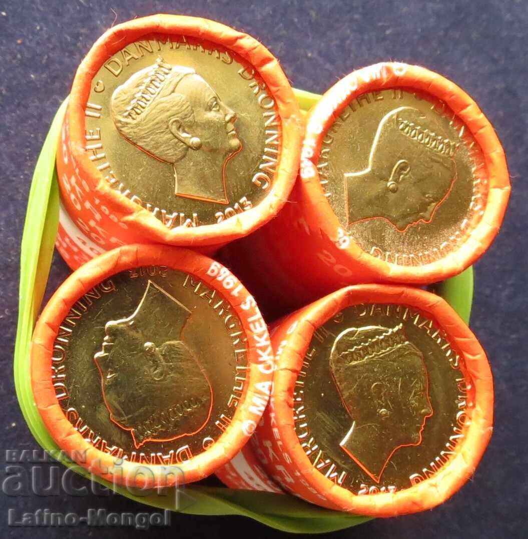 ДАНИЯ 4 х 20 крони 2013 учени, наука with price 43.03 BGN | € 22.00