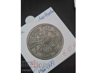 Ασημένιο νόμισμα 100 πεσέτες 1966