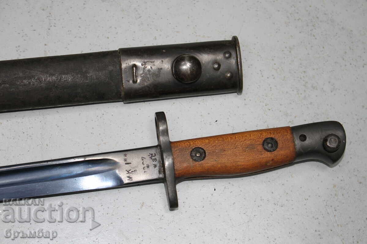 Auction  Excellent British Lee Enfield bayonet. Complete