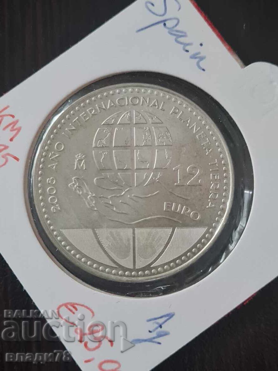 Auction  Silver Coin 12 Euro 2008