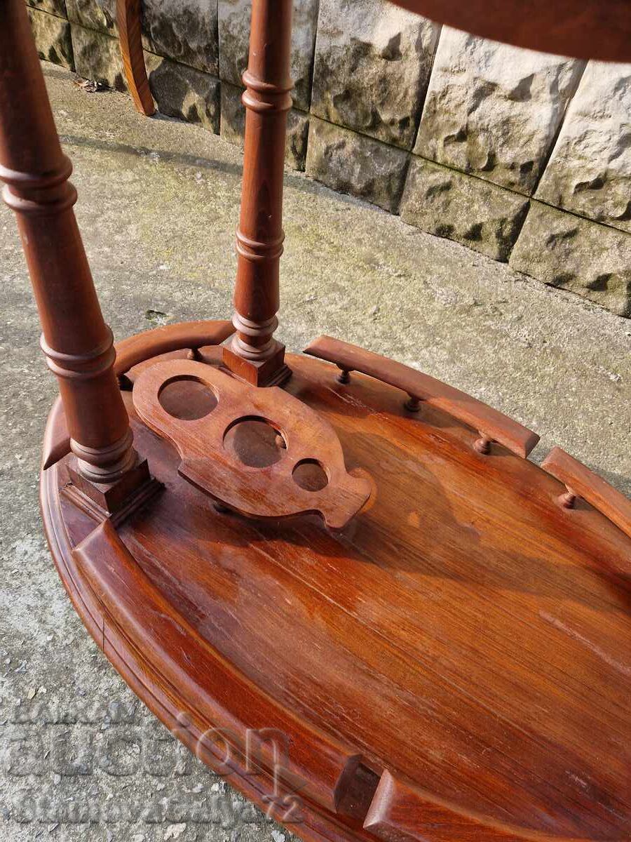 Un cărucior de servire belgian antic grozav - 7