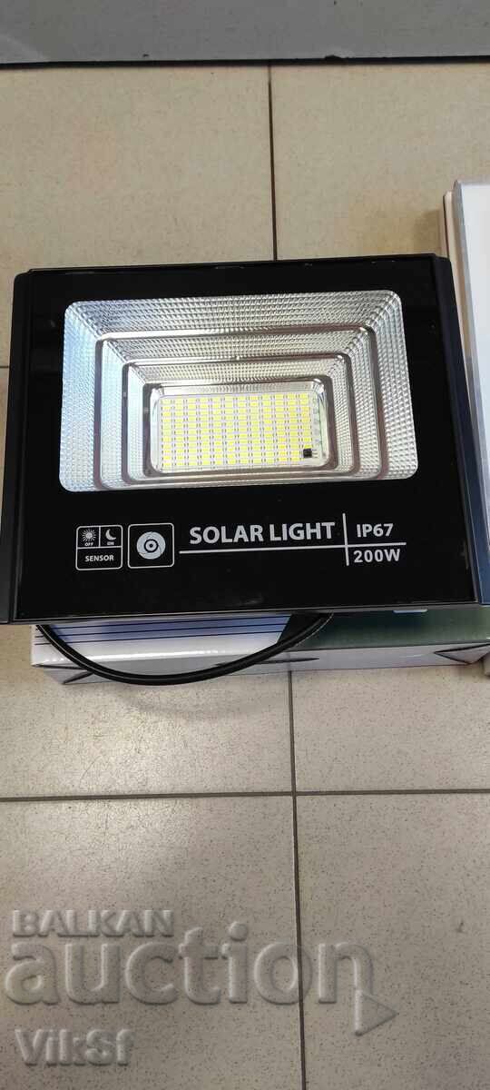 LED Solar Floodlight 100W with Separate Panel with price 52.50 BGN | € 26.84