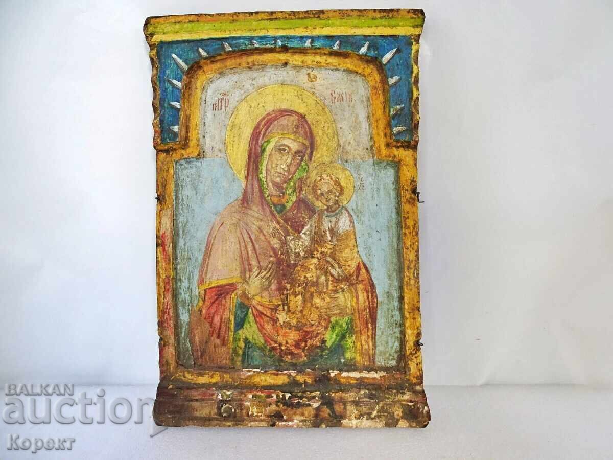 Old home icon - center of a triptych, 19th century with price € 199.00 | 389.21 BGN