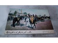 Carte poștală Piața Sofia 1907
