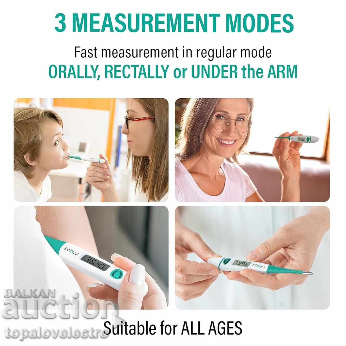 Доставка на НОВ! Цифров термометър с гъвкав връх – за бебета, деца и въз