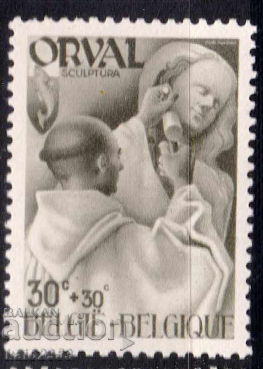 Belgium - 1941 - 2 World War II Charity for Orval Abbey, MNH