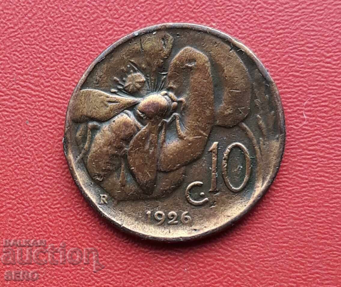Italia-10 cenți 1926