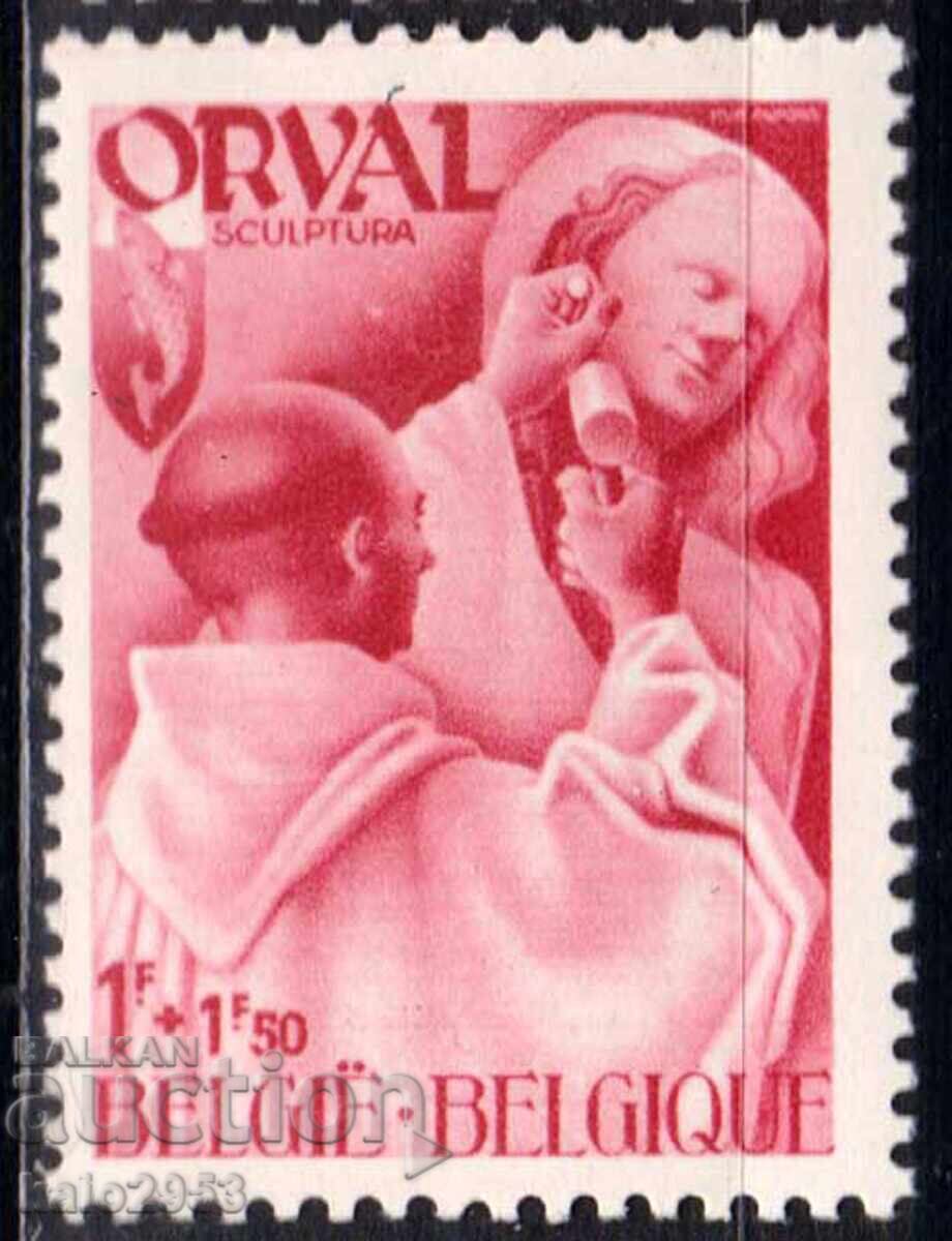 Belgium - 1941 - 2 World War II Charity for Orval Abbey, MNH