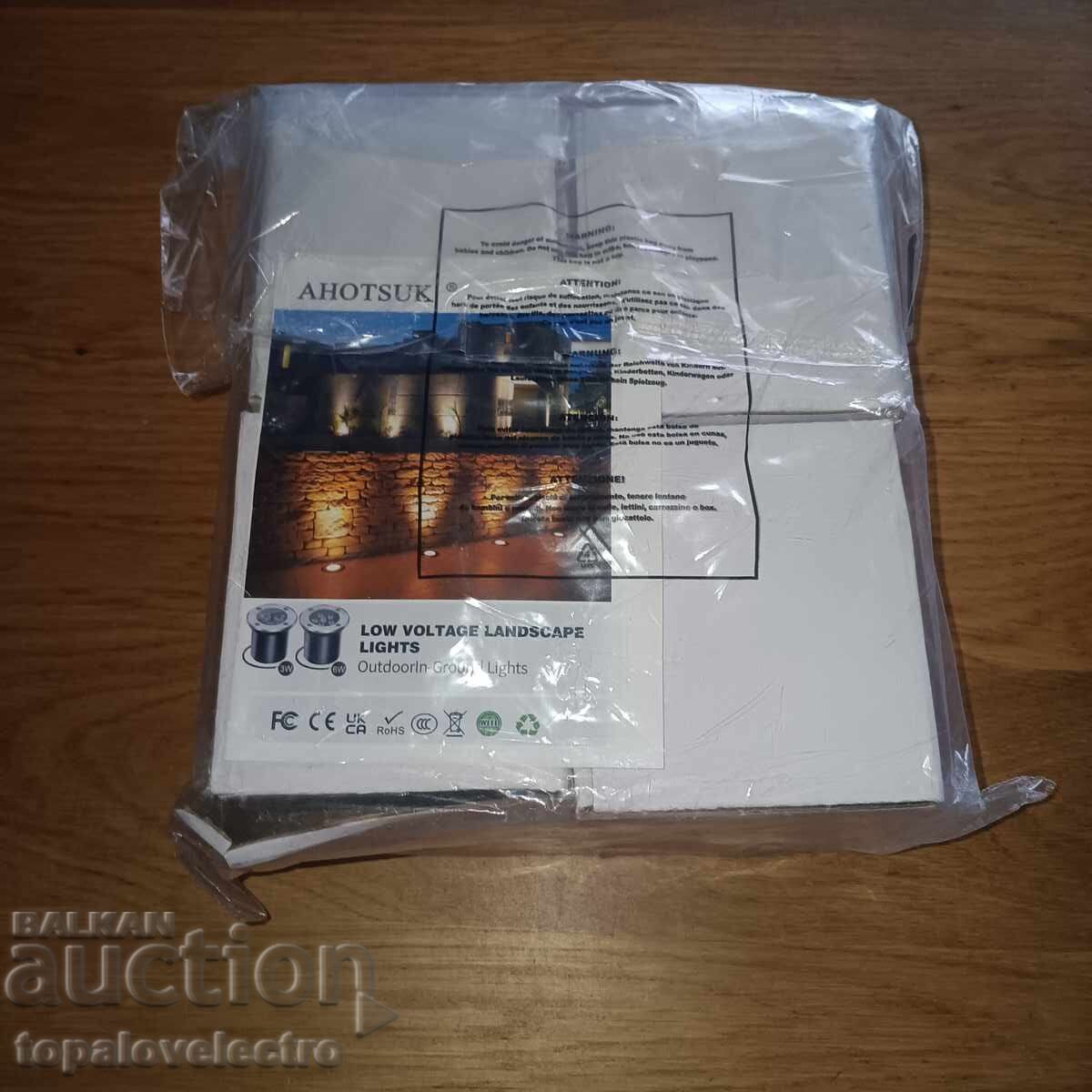 NEW! Set of 4 outdoor recessed LED lamps 3W, IP67, 300 - 7