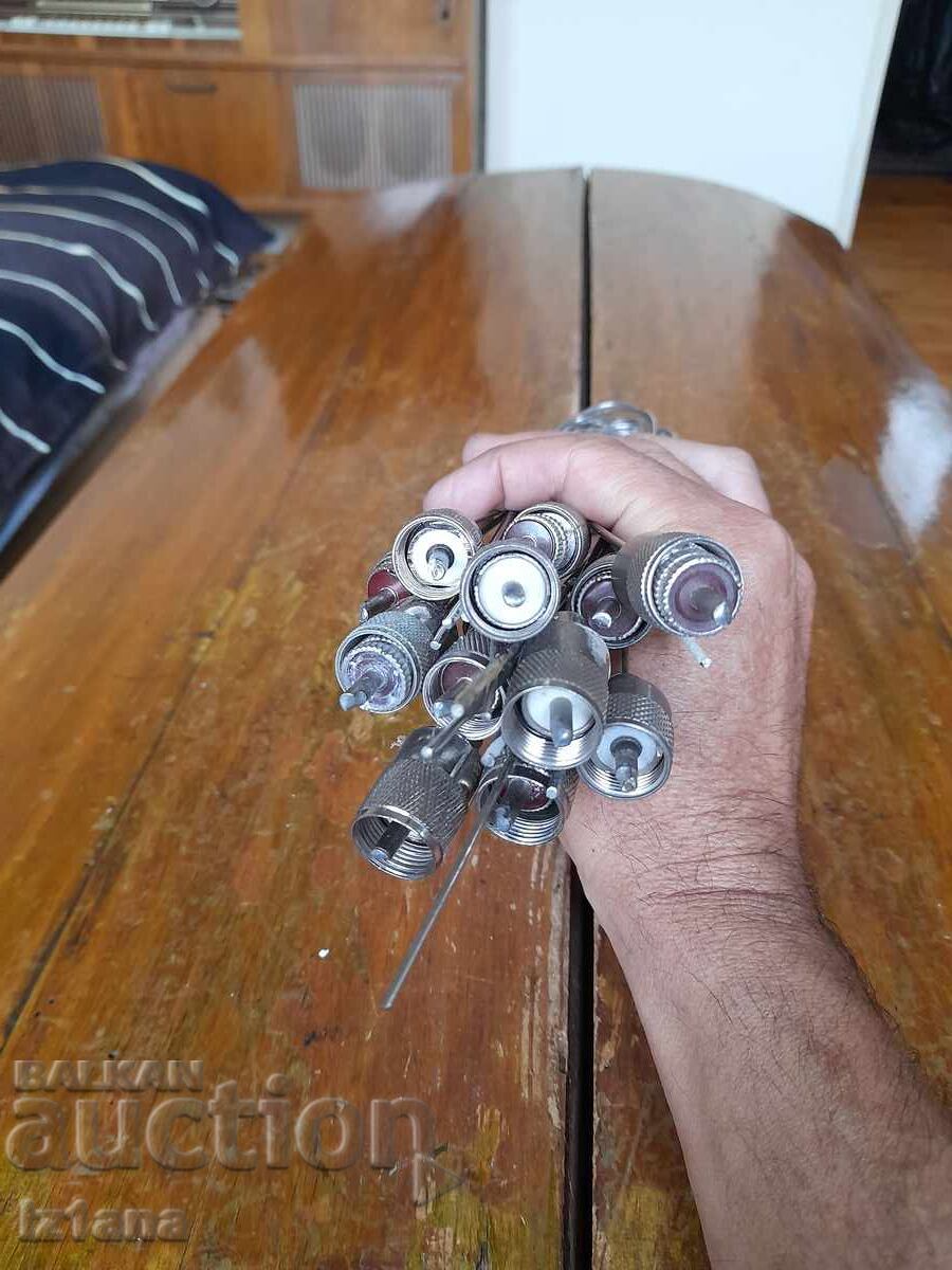 Παράδοση Καλώδια patch με συνδέσμους PL259 Παράδοση Καλώδια patch με συνδέσμους PL259