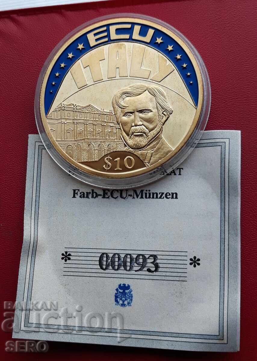 Liberia - 10 dolari 2003 - Italia