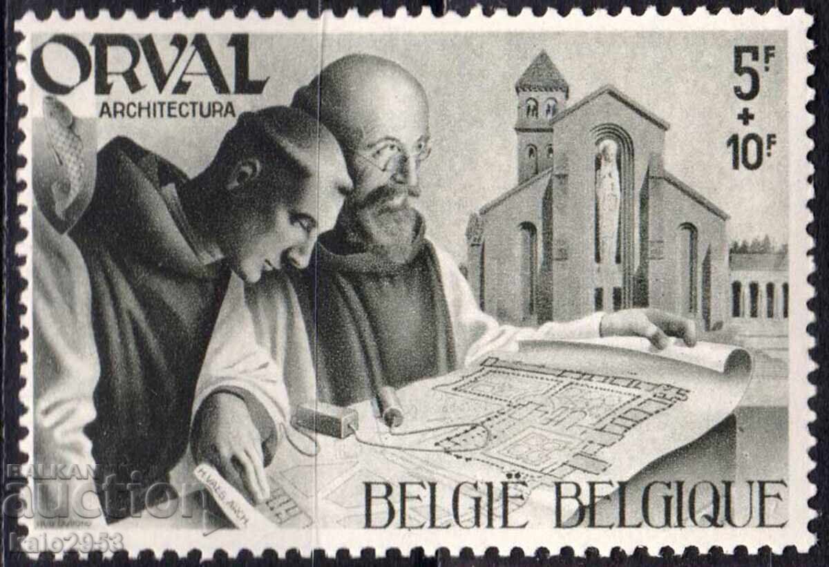 Belgium - 1941 - 2 World War II Charity for Orval Abbey, MNH
