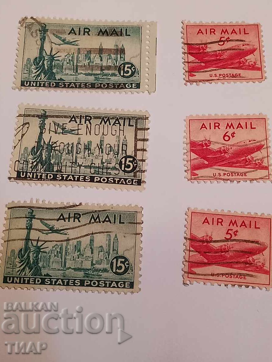 Postage stamps USA-0.01 cents