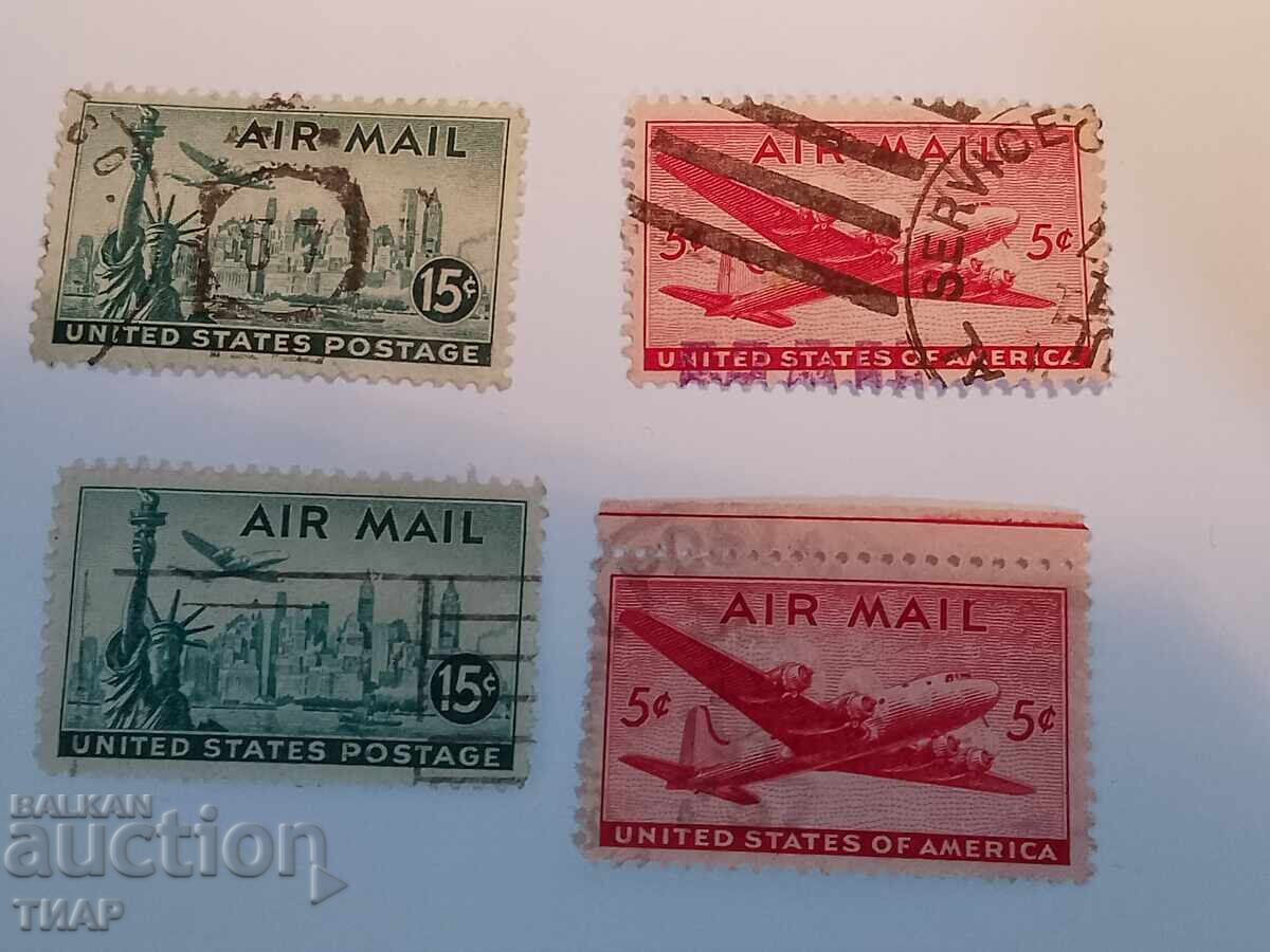 Postage stamps USA-0.01 cents