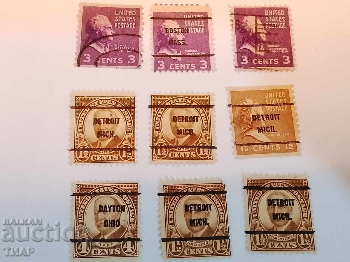 Postage stamps USA-0.01 cents