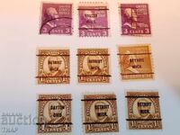 Postage stamps USA-0.01 cents
