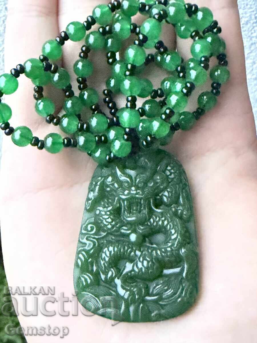 BZTS! 145k-tă pandantiv amulet natural jad dragon de la 1st! cu preț 0.01 BGN | € 0.01