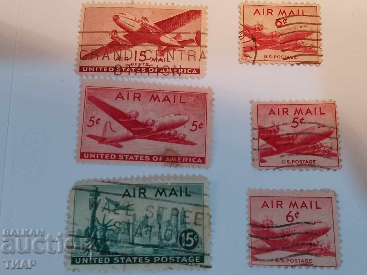 Postage stamps USA-0.01 cents