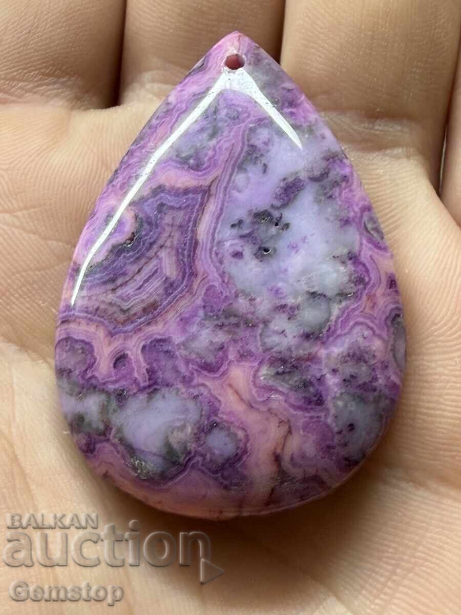 WOW! 90 pcs pendant amulet earth agate pear from 1st!