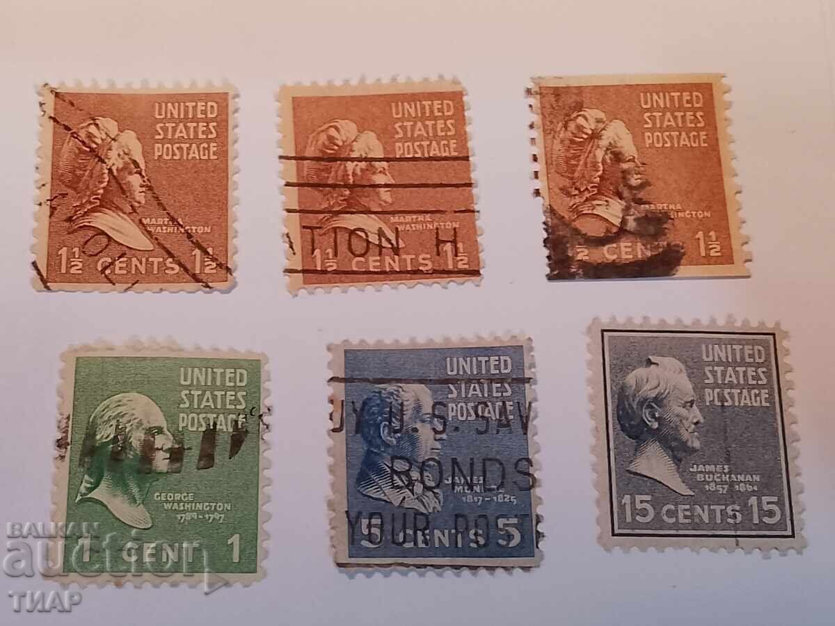 Postage stamps USA-0.01 cents
