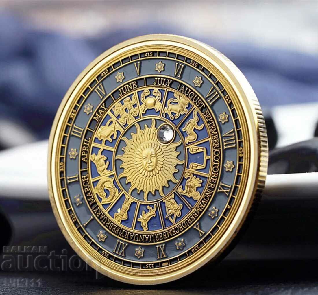 Libra zodiac coin in a protective capsule, zodiac signs, zodiac with price 16.00 BGN | € 8.18
