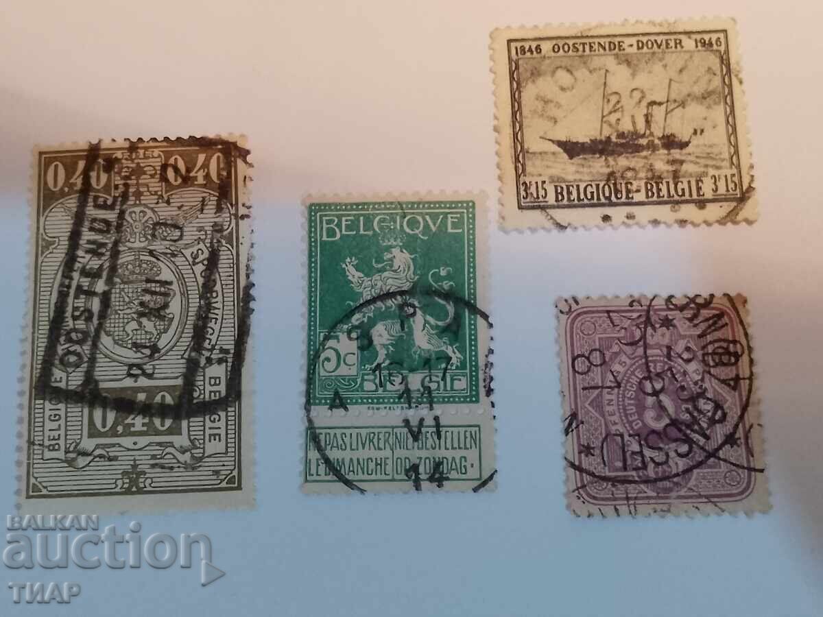 Postage stamps Belgium-0.01 cents