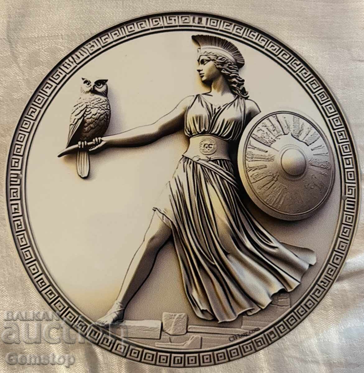 Аукцион БЗЦ! отливка Гръцка богиня Атина от 1ст! Аукцион БЗЦ! отливка Гръцка богиня Атина от 1ст!