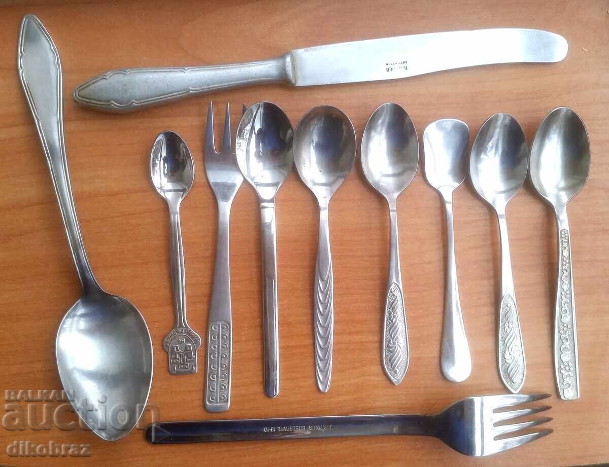 11 pieces of cutlery - from a penny