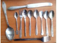 11 pieces of cutlery - from a penny