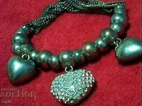 frumoasa bratara placata cu argint cu cristale