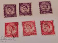Postage stamps GB - 0.01 st