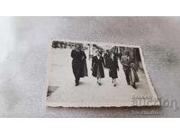 Photograph Sofia Two men and two women on a walk 1939