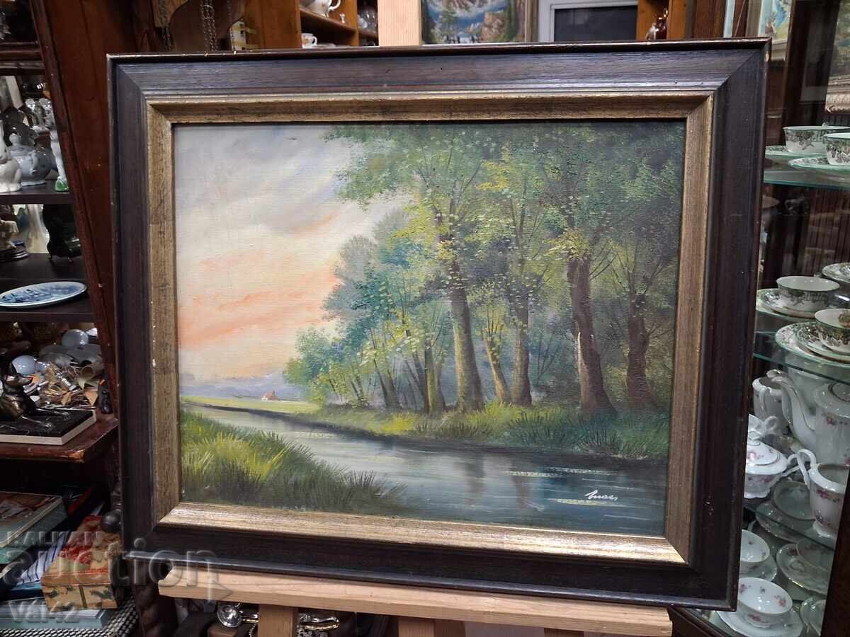 Delivery of Landscape with river and trees Delivery of Landscape with river and trees