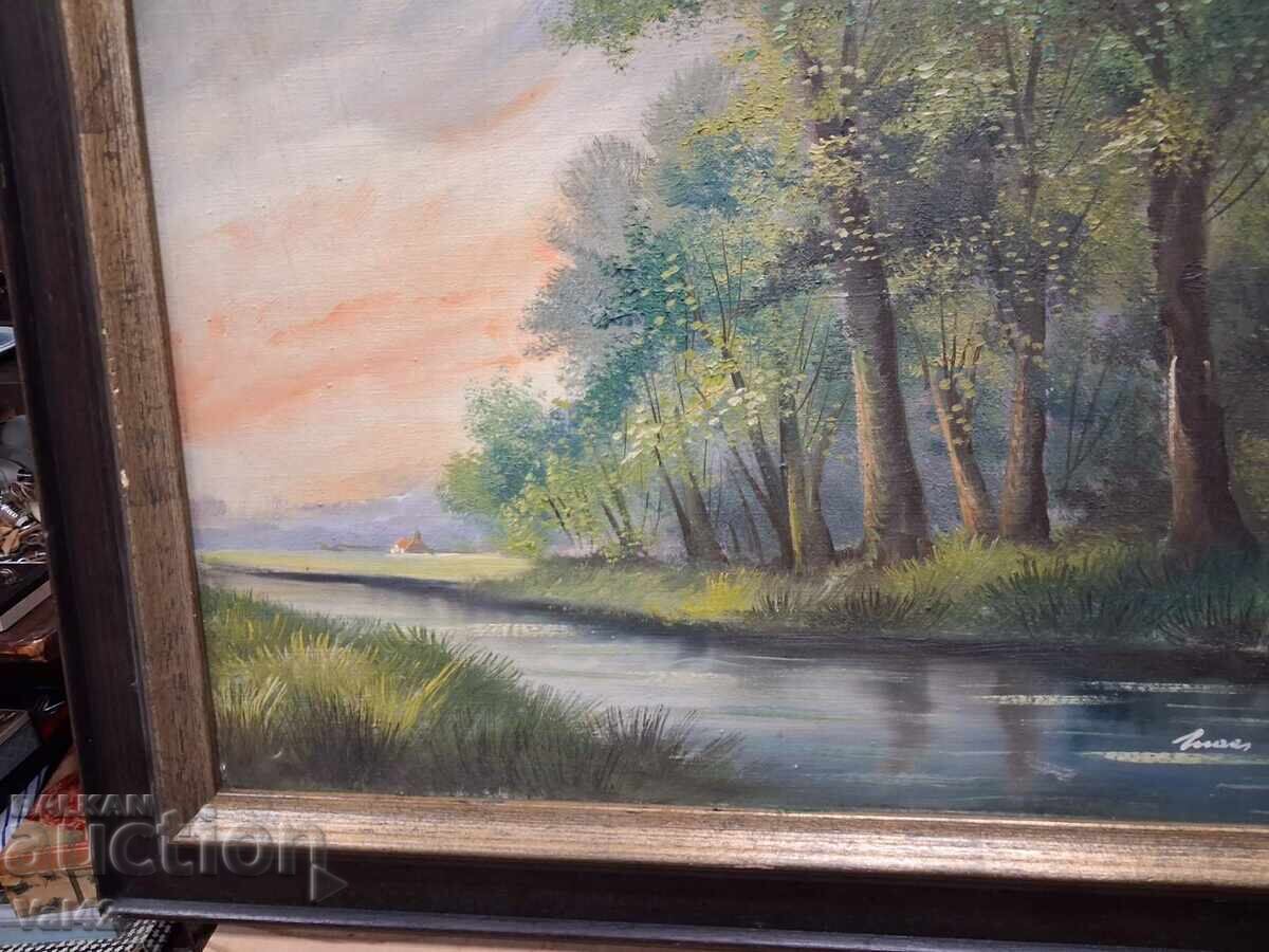 Landscape with river and trees - 5 Landscape with river and trees - 5