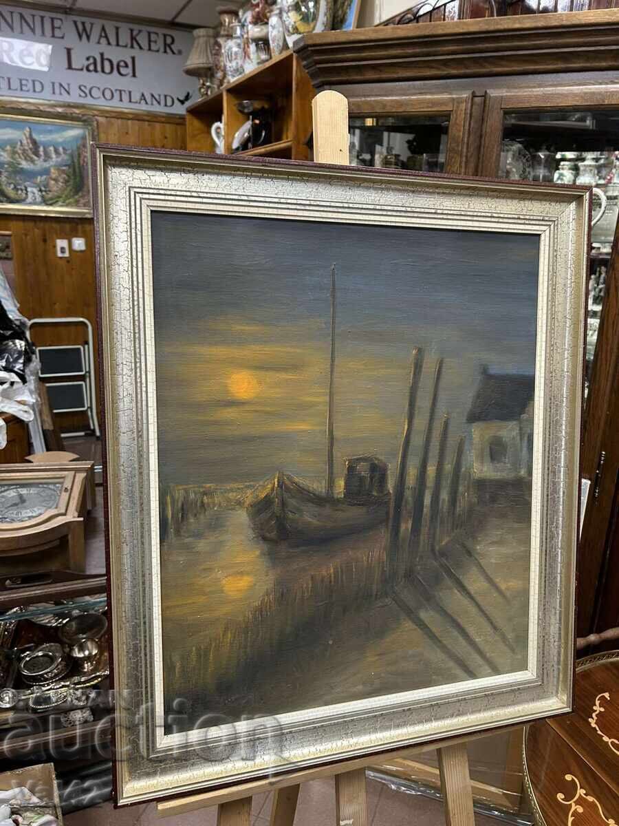 Παράδοση Ηλιοβασίλεμα στη θάλασσα με βάρκα