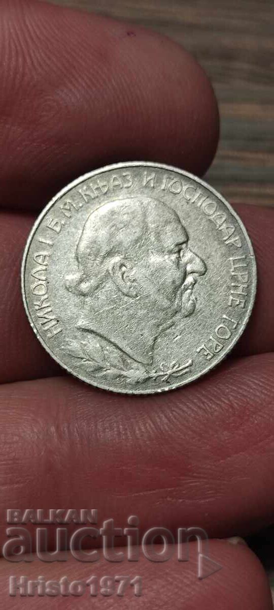 1 perper 1909 Montenegro