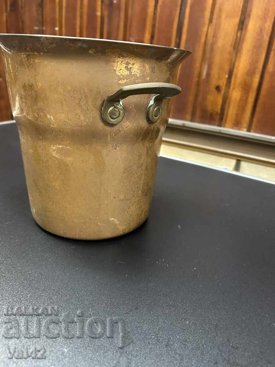 Copper champagne cooler / bottle cooling container with price 0.01 BGN | € 0.01