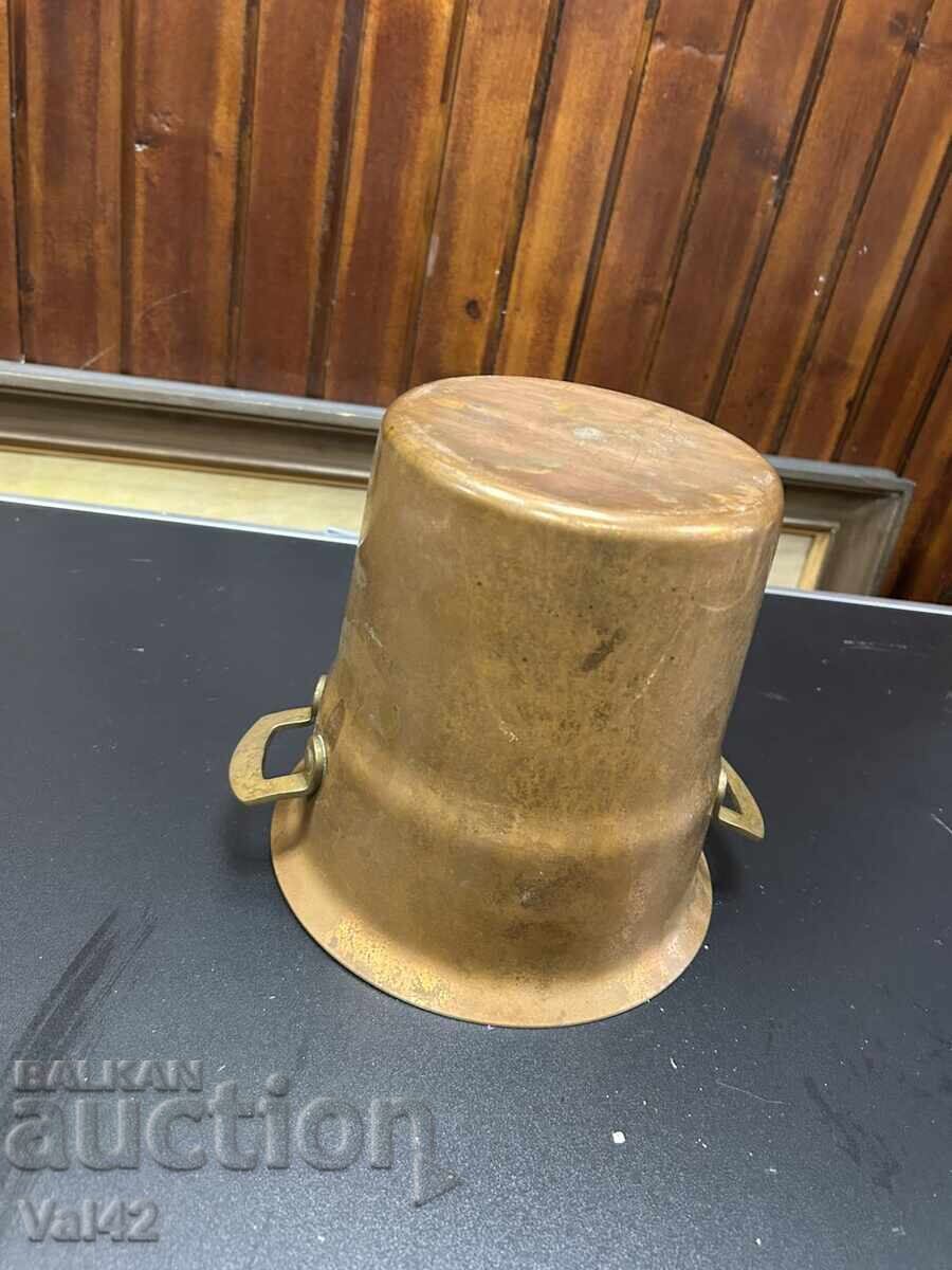 Copper champagne cooler / bottle cooling container - 5