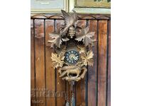 Γερμανικό ξύλινο ρολόι τοίχου "κούκος"