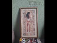 Goblen cusut manual Femeie egipteană