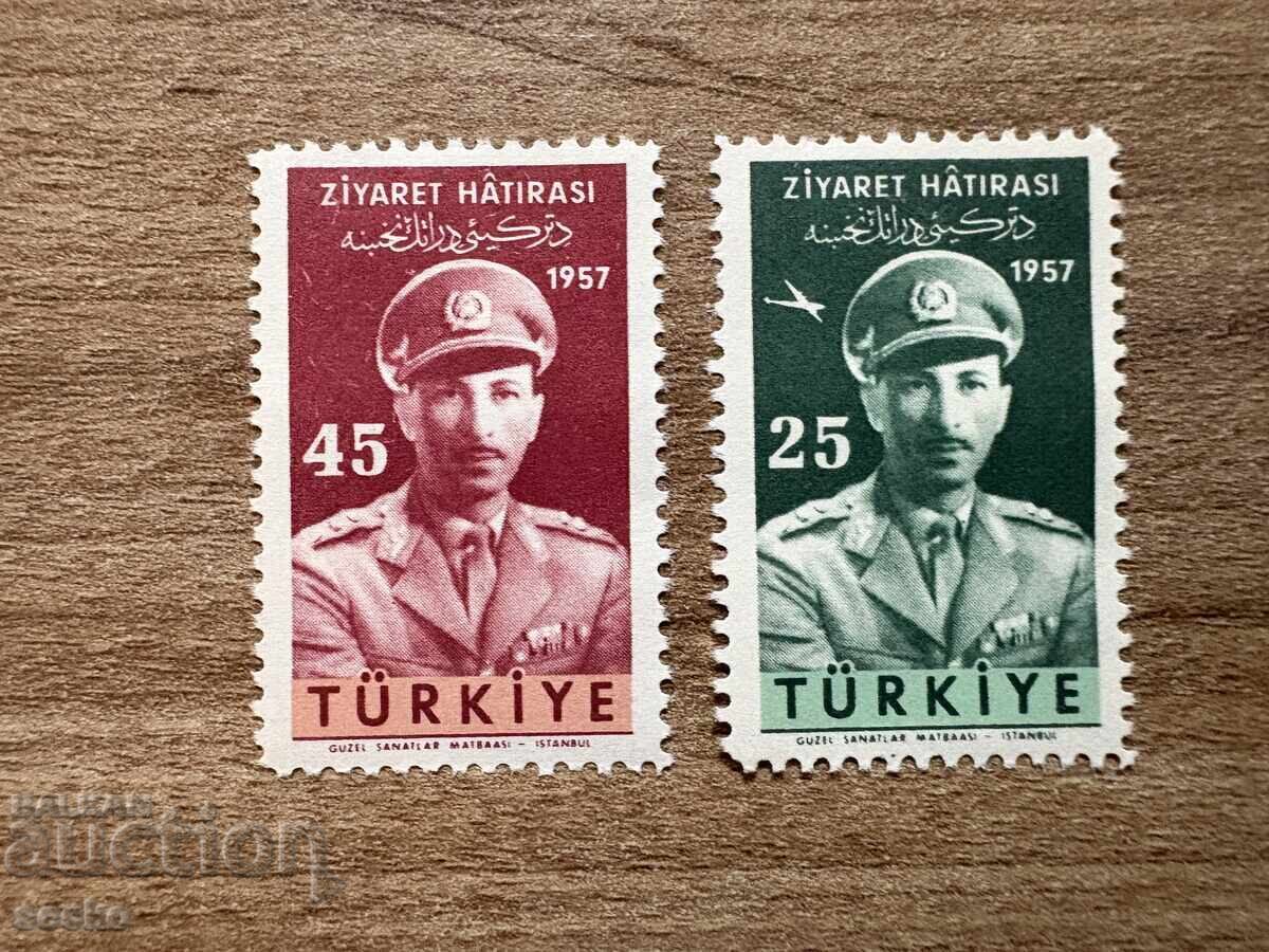 Τουρκία - Επίσκεψη του Μοχάμεντ Ζαχίρ Σαχ (1957) MNH