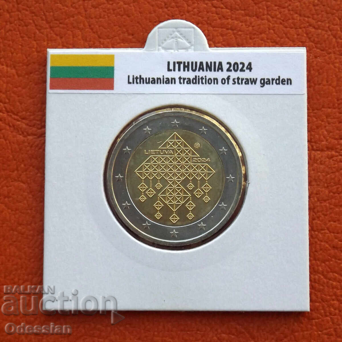 Lithuania • 2 Euro • Lithuanian Straw Gardens • 2024