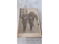 Photo Sofia Two young men in front of the Courthouse 1949