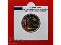 Estonia • 2 Euro • Estonian Literary Society • 2022