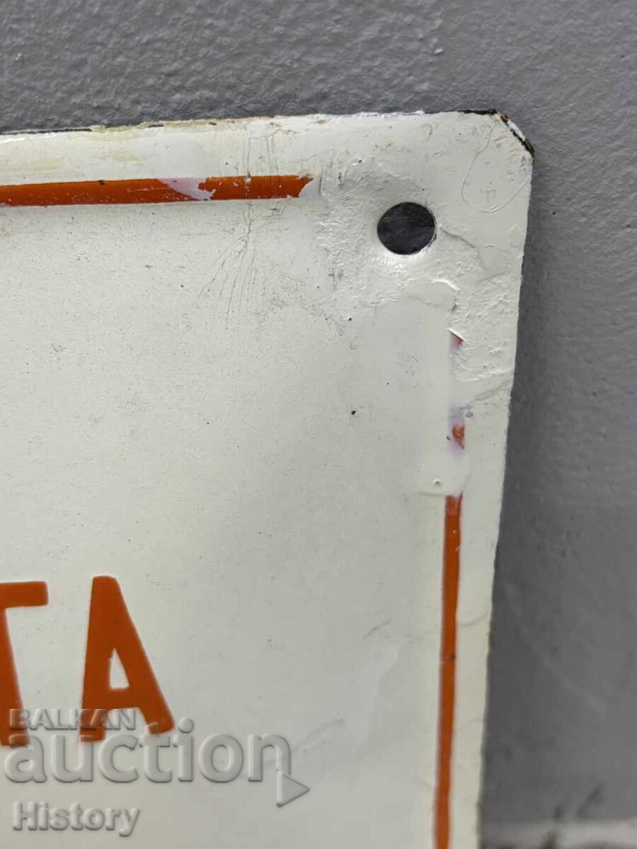 Delivery of Enamel plate