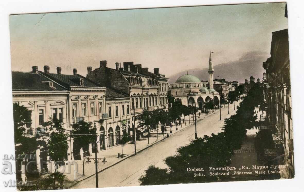 Sofia, Maria Luiza Boulevard, early postcard