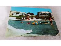 Postcard Albena Pool Kom 1984